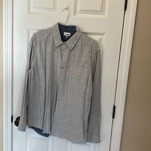 Men’s long sleeve button up cotton shirt XXL by Sonoma